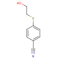 30609-80-4 4-(2-hydroxyethylsulfanyl)benzonitrile chemical structure