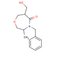 1224374-26-8 4-benzyl-6-(hydroxymethyl)-3-methyl-1,4-oxazepan-5-one chemical structure