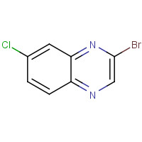 89891-64-5 2-bromo-7-chloroquinoxaline chemical structure