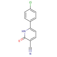 23148-51-8 6-(4-chlorophenyl)-2-oxo-1H-pyridine-3-carbonitrile chemical structure