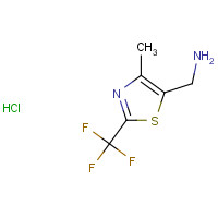 1263281-85-1 [4-methyl-2-(trifluoromethyl)-1,3-thiazol-5-yl]methanamine;hydrochloride chemical structure