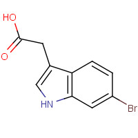 152213-66-6 2-(6-bromo-1H-indol-3-yl)acetic acid chemical structure