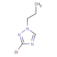 64907-52-4 3-bromo-1-propyl-1,2,4-triazole chemical structure