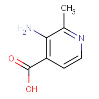 122970-17-6 3-amino-2-methylpyridine-4-carboxylic acid chemical structure