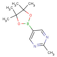 1052686-67-5 2-methyl-5-(4,4,5,5-tetramethyl-1,3,2-dioxaborolan-2-yl)pyrimidine chemical structure