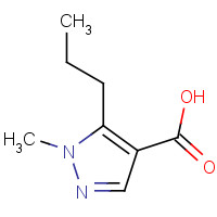 706819-84-3 1-methyl-5-propylpyrazole-4-carboxylic acid chemical structure