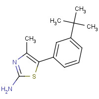 1163706-85-1 5-(3-tert-butylphenyl)-4-methyl-1,3-thiazol-2-amine chemical structure
