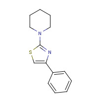 34587-25-2 4-phenyl-2-piperidin-1-yl-1,3-thiazole chemical structure