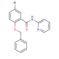 1285513-68-9 5-bromo-2-phenylmethoxy-N-pyridin-2-ylbenzamide chemical structure