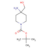 203186-96-3 tert-butyl 4-amino-4-(hydroxymethyl)piperidine-1-carboxylate chemical structure