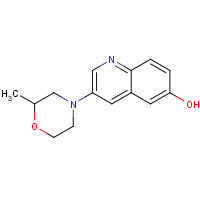 1427474-24-5 3-(2-methylmorpholin-4-yl)quinolin-6-ol chemical structure