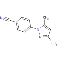 56935-79-6 4-(3,5-dimethylpyrazol-1-yl)benzonitrile chemical structure