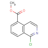 1206979-27-2 methyl 1-chloroisoquinoline-5-carboxylate chemical structure