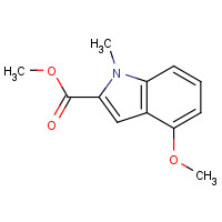 111258-25-4 methyl 4-methoxy-1-methylindole-2-carboxylate chemical structure