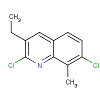 1031928-01-4 2,7-dichloro-3-ethyl-8-methylquinoline chemical structure