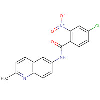 832102-28-0 4-chloro-N-(2-methylquinolin-6-yl)-2-nitrobenzamide chemical structure