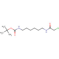 201282-04-4 tert-butyl N-[6-[(2-chloroacetyl)amino]hexyl]carbamate chemical structure