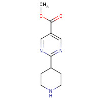 1035271-56-7 methyl 2-piperidin-4-ylpyrimidine-5-carboxylate chemical structure