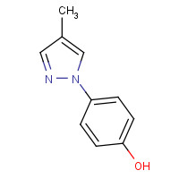 1340289-37-3 4-(4-methylpyrazol-1-yl)phenol chemical structure