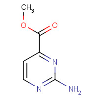 2164-66-1 methyl 2-aminopyrimidine-4-carboxylate chemical structure