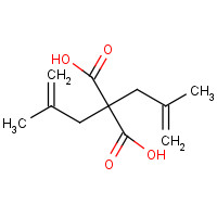 4355-55-9 2,2-bis(2-methylprop-2-enyl)propanedioic acid chemical structure