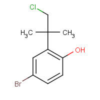 623175-71-3 4-bromo-2-(1-chloro-2-methylpropan-2-yl)phenol chemical structure