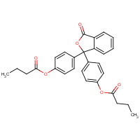 62625-15-4 [4-[1-(4-butanoyloxyphenyl)-3-oxo-2-benzofuran-1-yl]phenyl] butanoate chemical structure