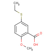 4816-23-3 5-ethylsulfanyl-2-methoxybenzoic acid chemical structure