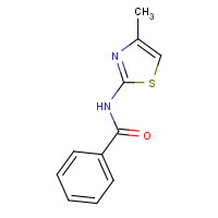37529-67-2 N-(4-methyl-1,3-thiazol-2-yl)benzamide chemical structure