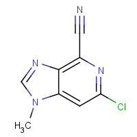 1104381-00-1 6-chloro-1-methylimidazo[4,5-c]pyridine-4-carbonitrile chemical structure