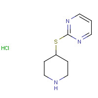 1177326-46-3 2-piperidin-4-ylsulfanylpyrimidine;hydrochloride chemical structure