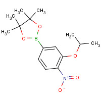 1462950-51-1 4,4,5,5-tetramethyl-2-(4-nitro-3-propan-2-yloxyphenyl)-1,3,2-dioxaborolane chemical structure