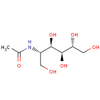4271-28-7 N-[(2S,3R,4S,5R)-1,3,4,5,6-pentahydroxyhexan-2-yl]acetamide chemical structure