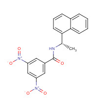 85922-31-2 N-[(1S)-1-naphthalen-1-ylethyl]-3,5-dinitrobenzamide chemical structure