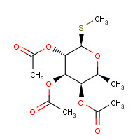 84635-54-1 [(2S,3R,4R,5S,6R)-4,5-diacetyloxy-2-methyl-6-methylsulfanyloxan-3-yl] acetate chemical structure