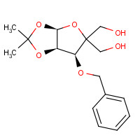 63593-03-3 [(3aR,6S,6aR)-5-(hydroxymethyl)-2,2-dimethyl-6-phenylmethoxy-6,6a-dihydro-3aH-furo[2,3-d][1,3]dioxol-5-yl]methanol chemical structure