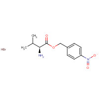 6015-79-8 (4-nitrophenyl)methyl (2S)-2-amino-3-methylbutanoate;hydrobromide chemical structure