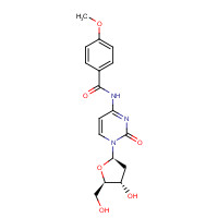 48212-99-3 N-[1-[(2R,4S,5R)-4-hydroxy-5-(hydroxymethyl)oxolan-2-yl]-2-oxopyrimidin-4-yl]-4-methoxybenzamide chemical structure