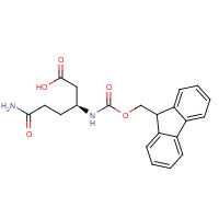 283160-17-8 (3S)-6-amino-3-(9H-fluoren-9-ylmethoxycarbonylamino)-6-oxohexanoic acid chemical structure