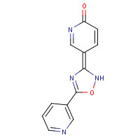 1033724-44-5 (5E)-5-(5-pyridin-3-yl-1,2,4-oxadiazol-3-ylidene)pyridin-2-one chemical structure