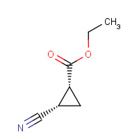 492468-16-3 ethyl (1R,2S)-2-cyanocyclopropane-1-carboxylate chemical structure
