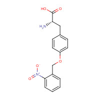 184591-51-3 (2S)-2-amino-3-[4-[(2-nitrophenyl)methoxy]phenyl]propanoic acid chemical structure