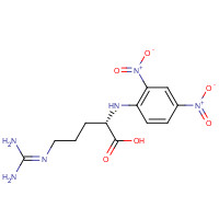 1602-42-2 (2S)-5-(diaminomethylideneamino)-2-(2,4-dinitroanilino)pentanoic acid chemical structure