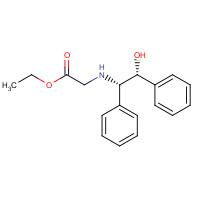 100678-82-8 ethyl 2-[[(1S,2R)-2-hydroxy-1,2-diphenylethyl]amino]acetate chemical structure