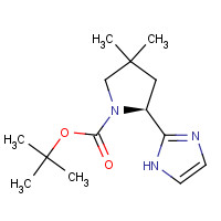 1369594-36-4 tert-butyl (2S)-2-(1H-imidazol-2-yl)-4,4-dimethylpyrrolidine-1-carboxylate chemical structure