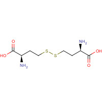 6027-15-2 (2R)-2-amino-4-[[(3R)-3-amino-3-carboxypropyl]disulfanyl]butanoic acid chemical structure