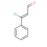 40133-53-7 (Z)-3-chloro-3-phenylprop-2-enal chemical structure