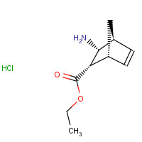95630-74-3 ethyl (1R,2S,3R,4S)-3-aminobicyclo[2.2.1]hept-5-ene-2-carboxylate;hydrochloride chemical structure