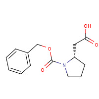 56633-73-9 2-[(2S)-1-phenylmethoxycarbonylpyrrolidin-2-yl]acetic acid chemical structure