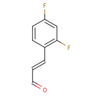 883107-63-9 (E)-3-(2,4-difluorophenyl)prop-2-enal chemical structure